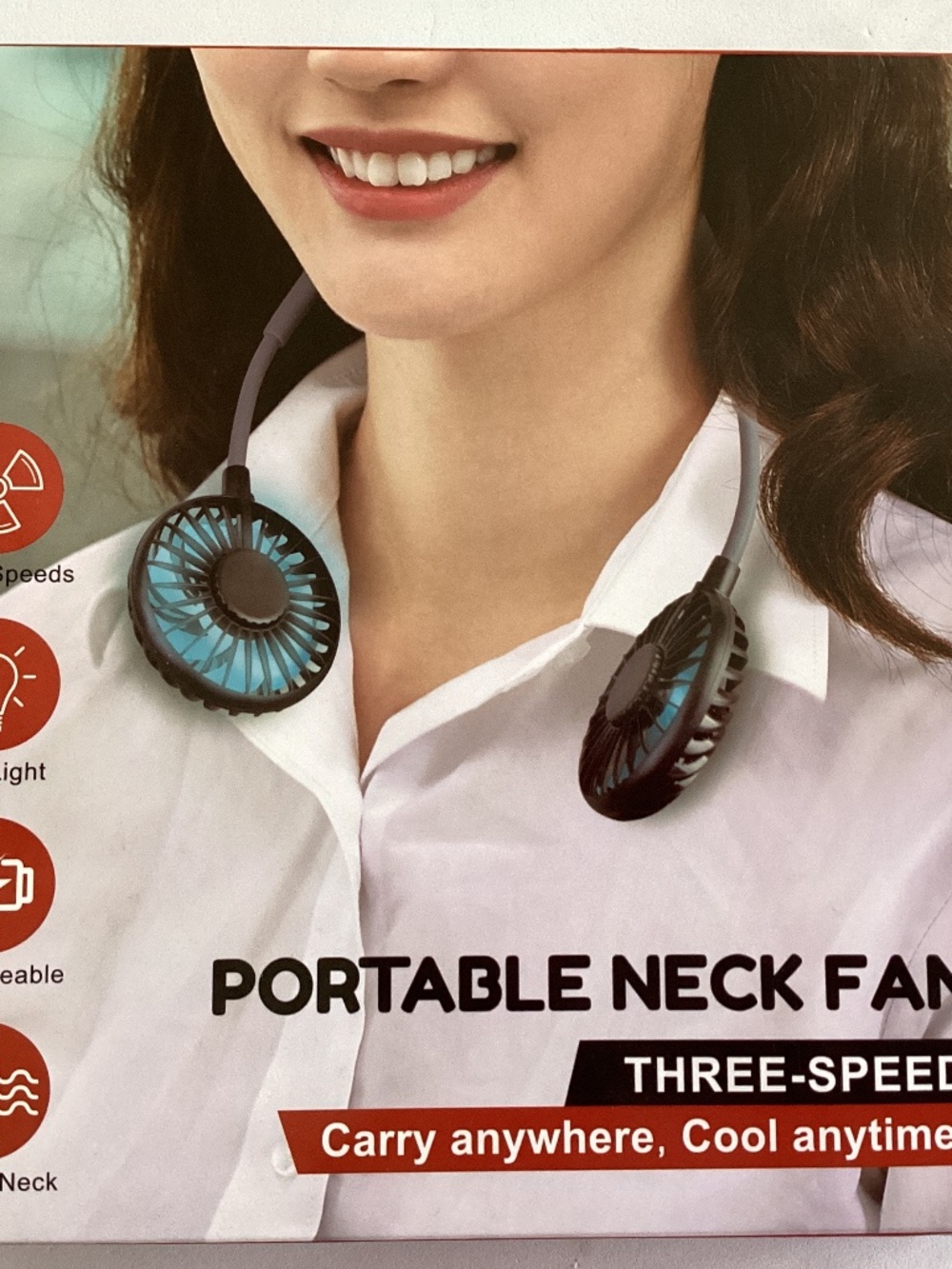 In oo Portable Neck Fan, brand new never used